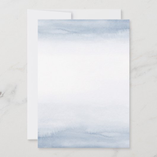 Invitation Brouillard de Lake Harbor | Fête d'anniversaire (Dos)