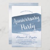 Invitation Brouillard de Lake Harbor | Fête d'anniversaire (Devant / Derrière)