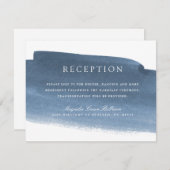 Invitation Brouillard de Lake Harbor | Réception de mariage (Devant / Derrière)