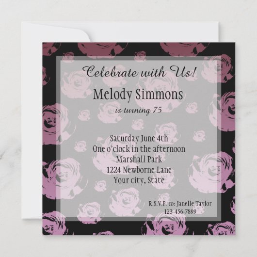 Invitation Brouiller (Dos)