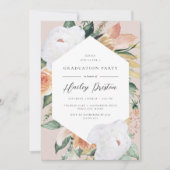Invitation Brouiller | Desert Floral Graduation Party (Devant)