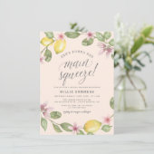 Invitation Brouiller | Fête des mariées principale de courge  (Debout devant)