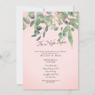Invitation Brouiller La Nuit Avant La Répétition Mariage Du F