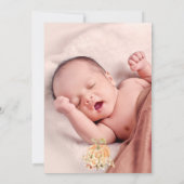 Invitation Brousse Rose Automne Un Peu Citrouille Premier Ann (Dos)