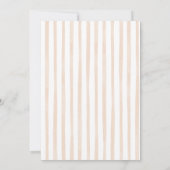 Invitation Brown boho Bow Coquette fall in love bridal shower (Dos)