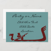 Invitation Brown de cadre Gondola (Devant / Derrière)