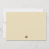 Invitation Brown Mon premier rodéo Cowboy Photo 1er anniversa (Dos)