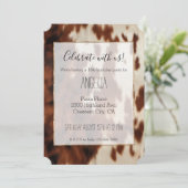 Invitation Brown noir blanc (Debout devant)