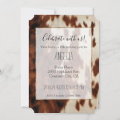 Invitation Brown noir blanc (Devant)