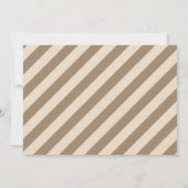 Invitation Brown ours en peluche garçon baby shower photo inv (Dos)