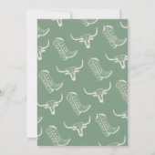 Invitation Brown Sage Boys Comment L'Occident A Été Un Premie (Dos)