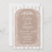 Brown Stripes GENDER REVEAL Cielito Lindo Talavera