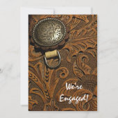 Invitation Brown Western Horse Saddle (Devant)