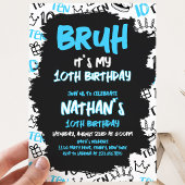 Invitation Bruh Anniversaire