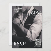 Invitation BRUH Anniversaire de fête Magazine Couverture Garç (Dos)