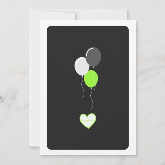 Invitation Bruh No Cap, Black & Green Birthday (Dos)