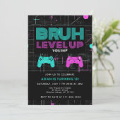 Invitation Bruh You In? Arcade Video Games Boy Cool Birthday (Debout devant)