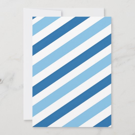 Invitation Bruh You in Blue Pizza Popcorn Pyjamas Anniversair (Dos)