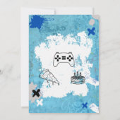 Invitation Bruh You In Vidéo Jeu Ado garçon Anniversaire (Dos)