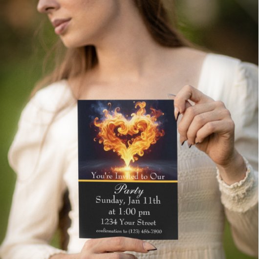 Invitation Brûlant : Célébrez notre fête du feu !