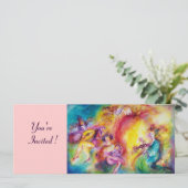 Invitation BRÛLER LE CARNAVAL, Mardi Gras Masquerade Ball (Debout devant)