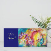 Invitation BRÛLER LE CARNAVAL, Mardi Gras Masquerade Ball (Debout devant)