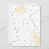 Invitation Brun rustique et blanc (Dos)