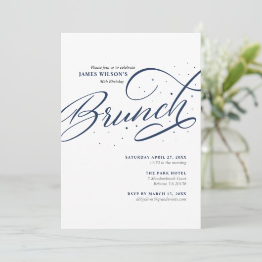 Invitation Brunch (Debout devant)