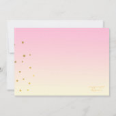 Invitation Brunch 311 puisque Champagne Ombre rose (Dos)