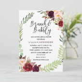 Invitation Brunch à la couronne de Bourgogne et Fête des mari (Debout devant)