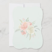 invitation brunch à la nuptiale florale de printem (Dos)