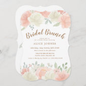 invitation brunch à la nuptiale florale de printem (Devant / Derrière)