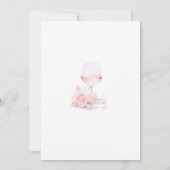 Invitation Brunch à l'aquarelle moderne et Fête des mariées m (Dos)