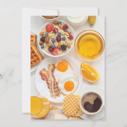 Invitation Brunch Anniversaire (Dos)