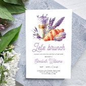 Invitation Brunch Anniversaire Purple