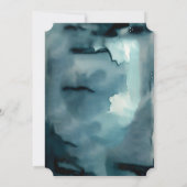 Invitation Brunch aquarelle et douche bulle (Dos)