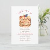 Invitation Brunch au baby shower au crêpe (Debout devant)