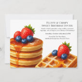 Invitation Brunch aux beignes | Fête d'anniversaire (Devant)