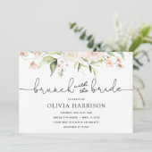 Invitation Brunch avec la douche de mariée (Debout devant)