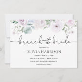 Invitation Brunch avec la douche de mariée (Devant)