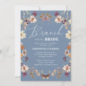 Invitation Brunch avec la Fête des mariées de Fleur sauvage m (Devant)