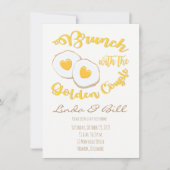 Invitation Brunch avec le Couple d'Or Anniversaire (Devant)