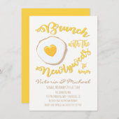 Invitation Brunch avec le nouveau marié Mariage (Devant / Derrière)