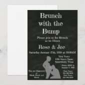 Invitation Brunch avec le tableau de bord de la bosse (Devant / Derrière)