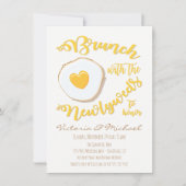 Invitation Brunch avec les jeunes mariés Après-Mariage (Devant)