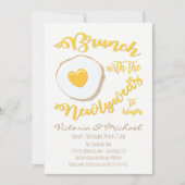 Invitation Brunch avec les jeunes mariés Post Mariage (Devant)