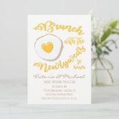 Invitation Brunch avec les jeunes mariés Post Mariage (Debout devant)