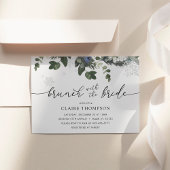 Invitation Brunch avec l'invitation de la mariée à la douche