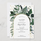 Invitation Brunch botanique moderne et élégant (Devant)