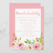 Invitation Brunch & Bubbly (Devant / Derrière)